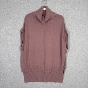 BCBGMAXAZRIA Sweater Small Turtleneck Wool Oversized Quiet Luxury‎ Comfy Cozy